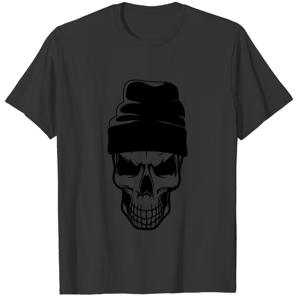 Funny Skull with cap Shirt | Perfect Gift Idea T-shirt