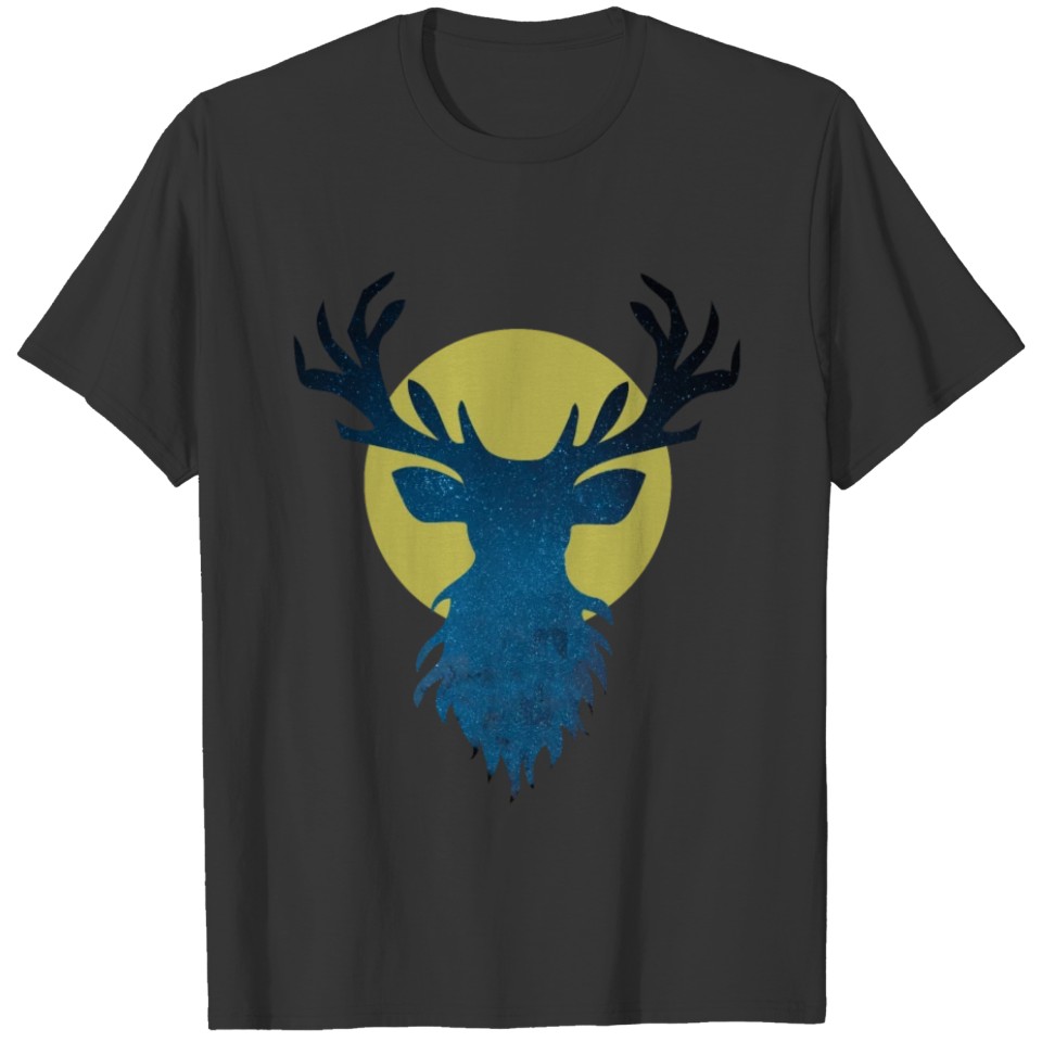 Space Deer - Moon T-shirt