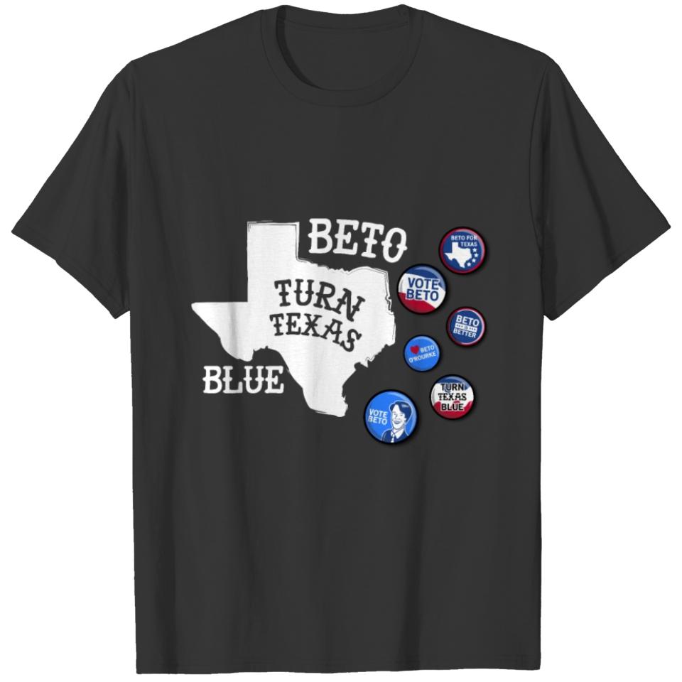Vote For Beto Buttons T-Shirt T-shirt
