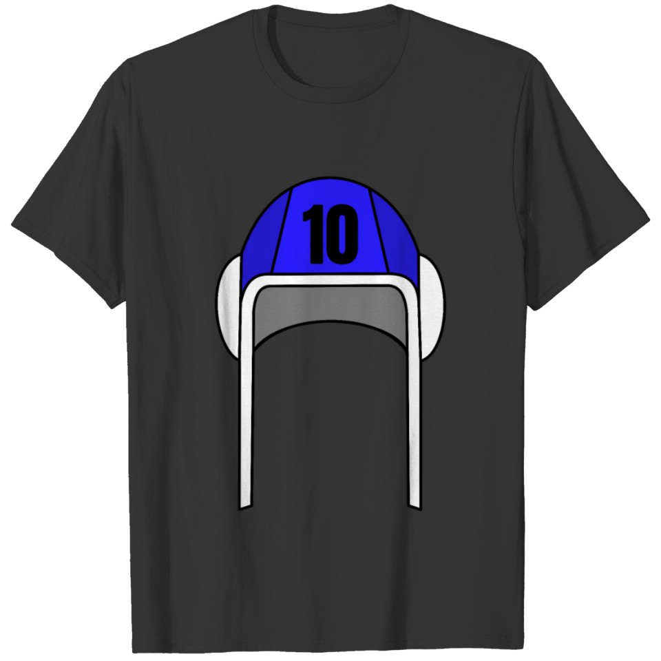 Blue Water Polo Cap Nr. 10 | Gift Idea for Players T-shirt
