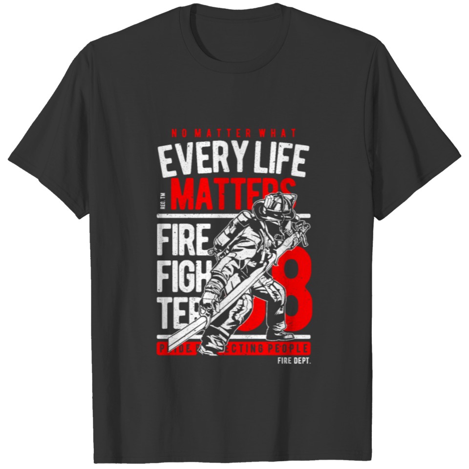 Firefighter Firebrigade T-shirt