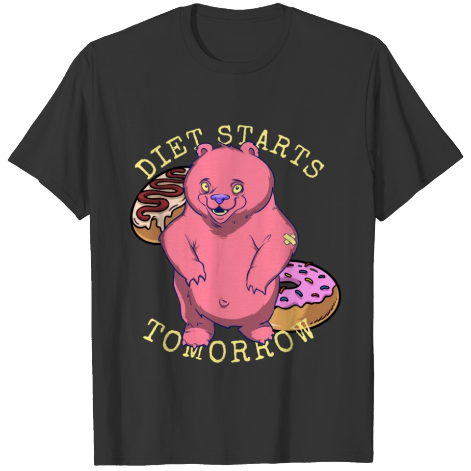diet starts tomorrow T-shirt