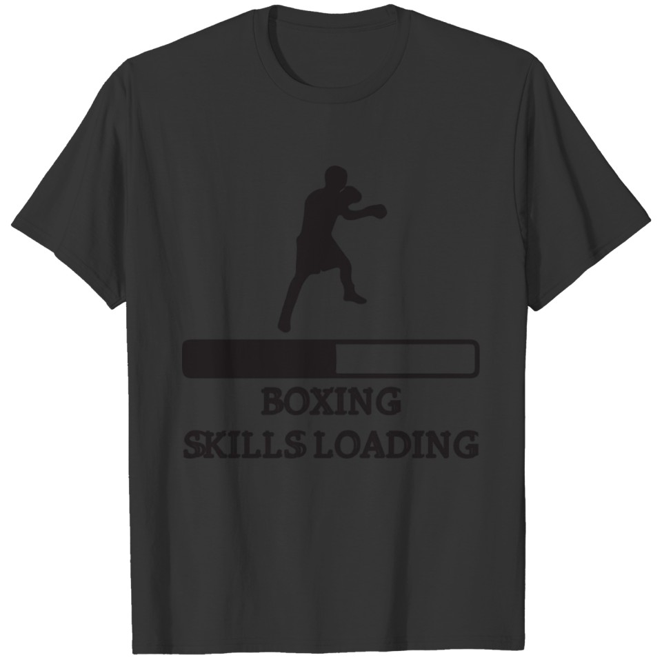 Boxing skills loading new T-shirt