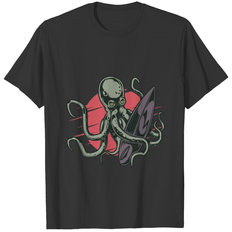 Octopus surf T-shirt