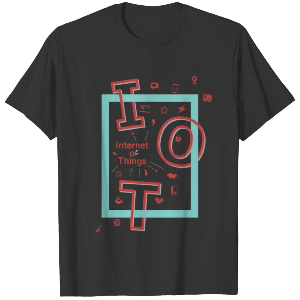 Internet of things, IOT, AI, ML, Tech, T-Shirt T-shirt