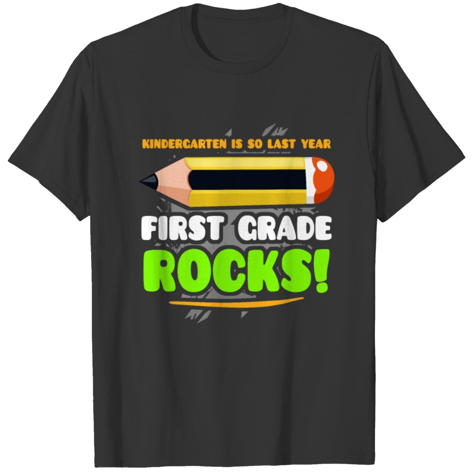 Funny Novelty Gift For 1st Grader T-shirt