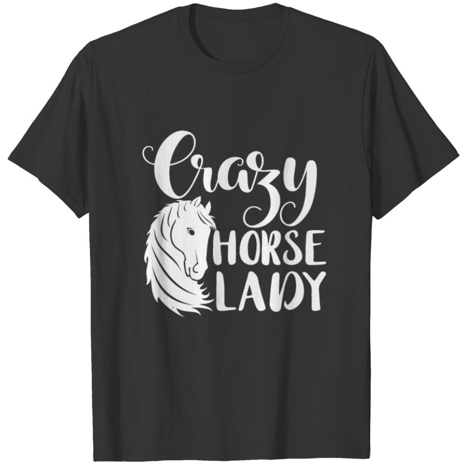 Crazy horse lady T-shirt
