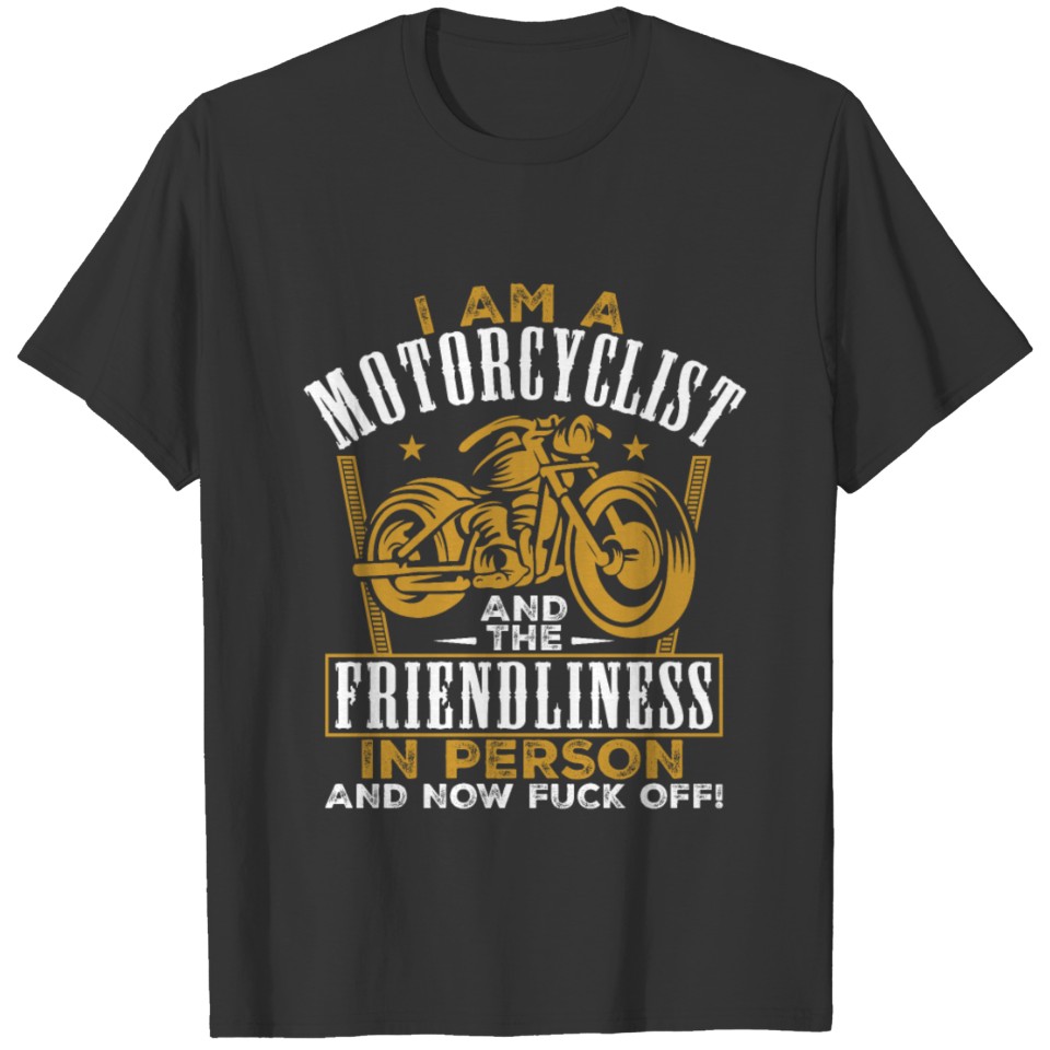 Motorcycle T Shirts - Chopper - Biker - Friendliness