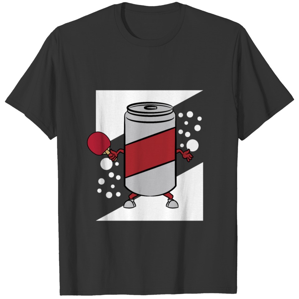 "Table Tennis Can" tee design. Makes an awesome T-shirt