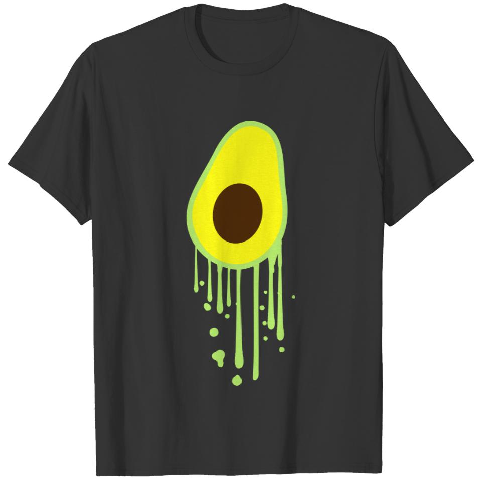 graffiti drop stamp avocado clipart fruit vegetabl T-shirt