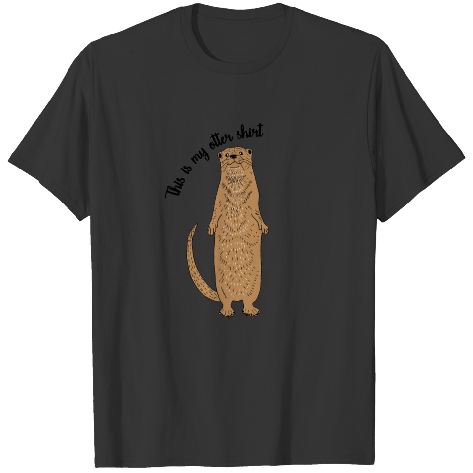 Otter gift Otter lover Otter motif cute T-shirt