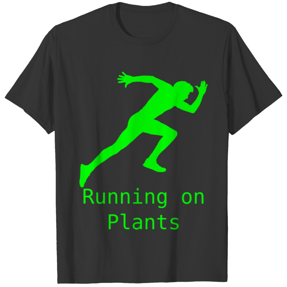 Running on Plants Vegan T-shirt