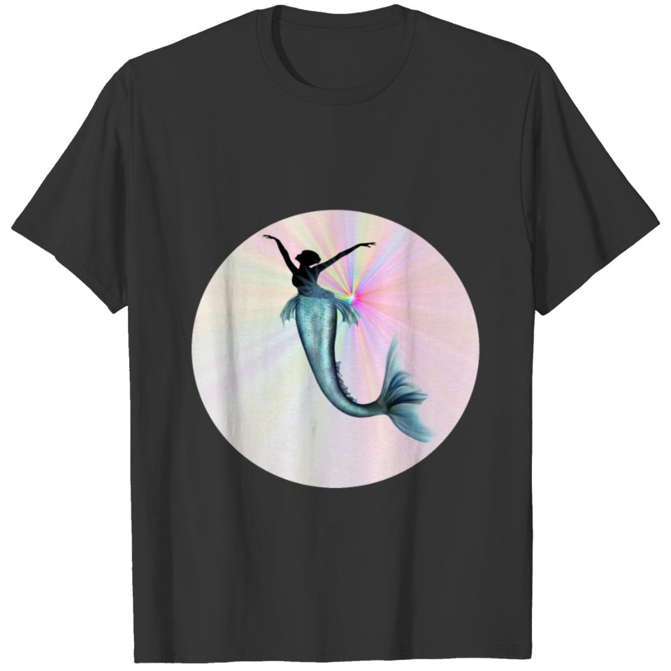 Mermaid marine life sea life fish water T-shirt