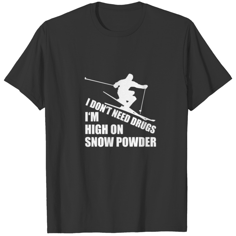 Ski Skiing Apres-Ski Skilover Winter Sports Gift T-shirt