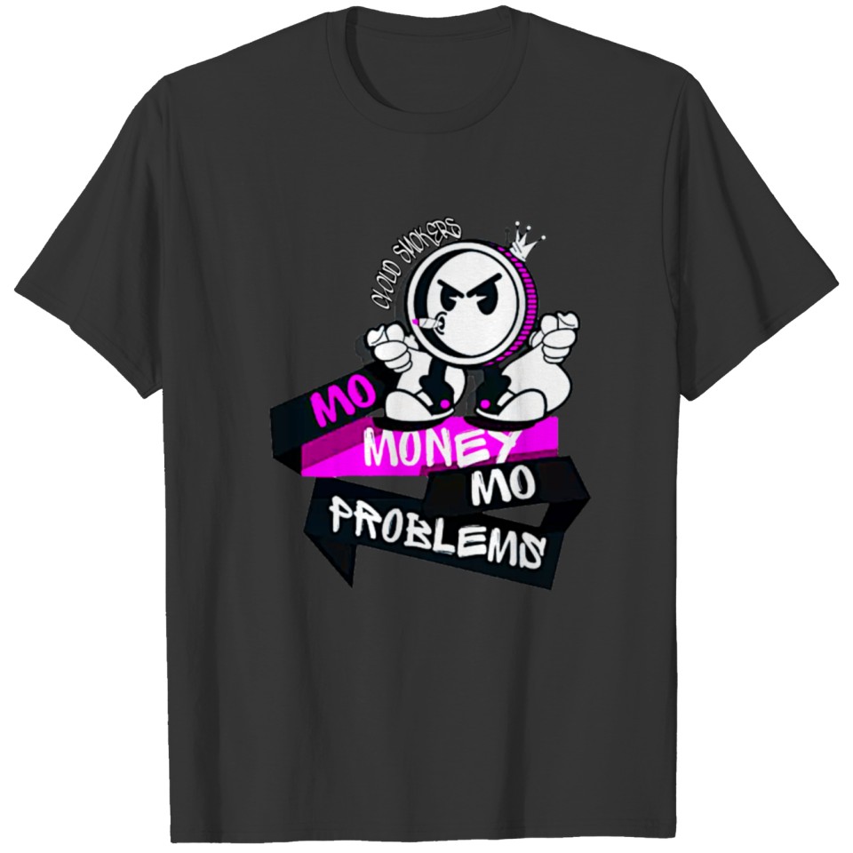 Cloud Smokers "MO MONEY MO PROBLEMS" purple T-shirt