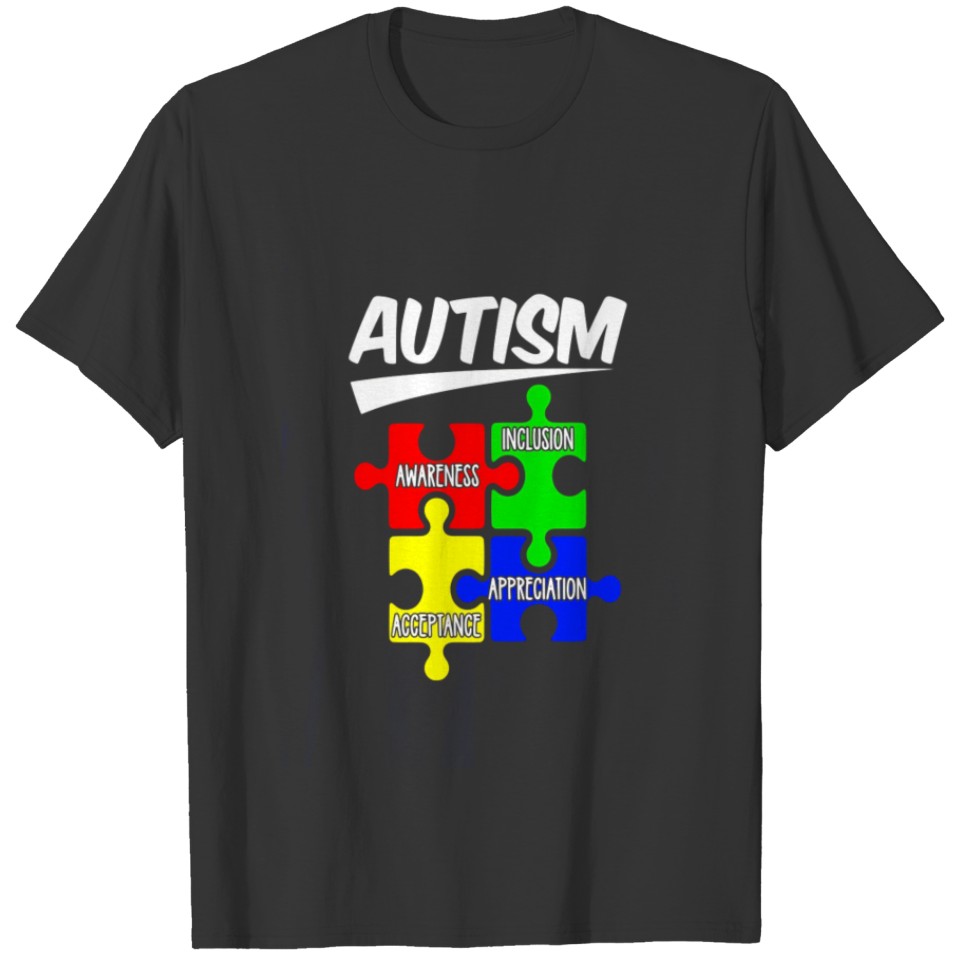 Autism Awareness Inclusion Acceptance Appreciation T-shirt
