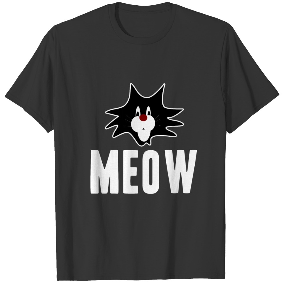 cat pussy kitten Meow male cat gift idea T-shirt
