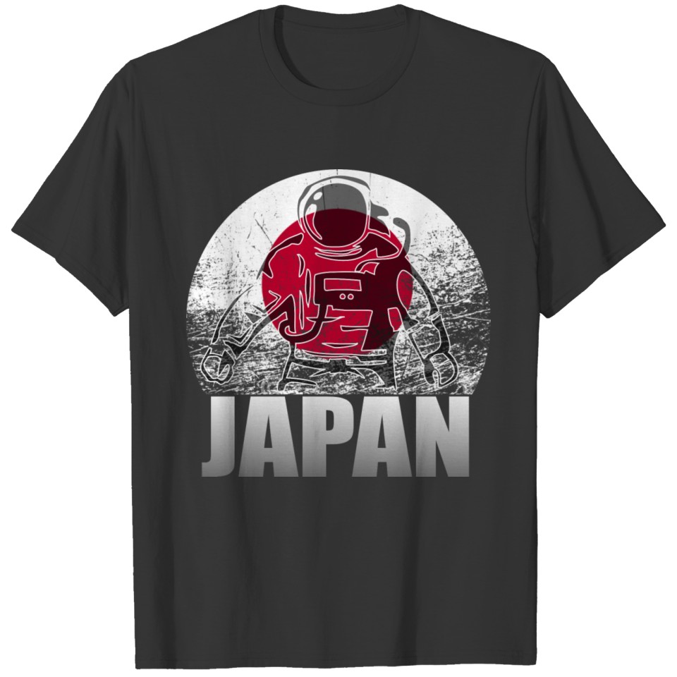 Moon landing Japan astronaut T-shirt