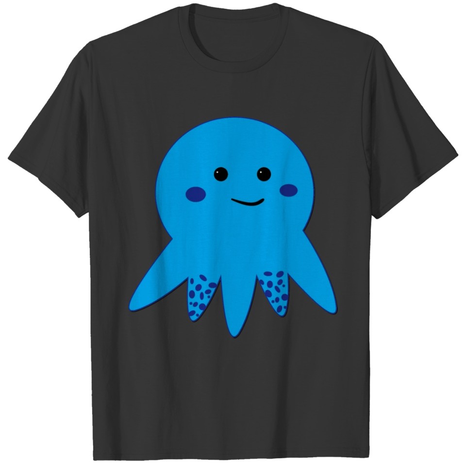 octopus cool giftidea for children under water fun T-shirt