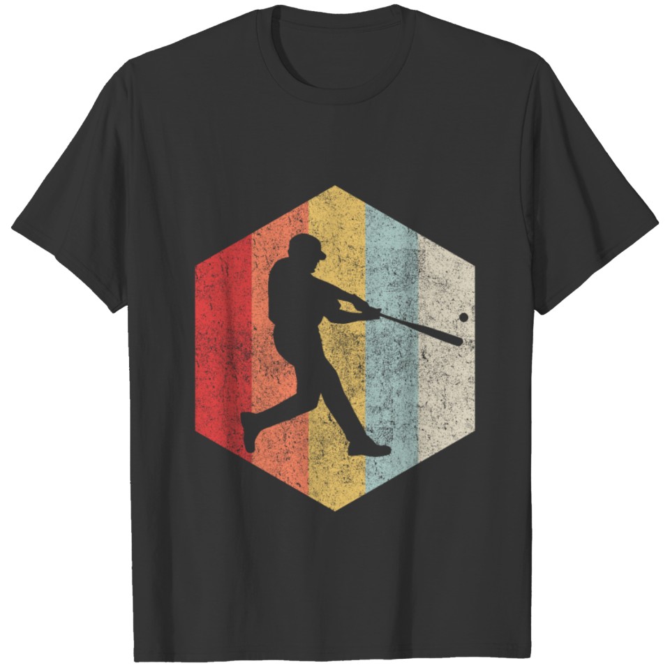 Diamond baseball baseball bat batsman gift T-shirt
