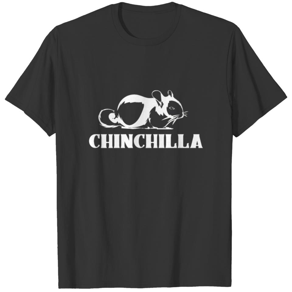 Hand Drawn Clip Art Chinchilla Cool Gift Idea T-shirt