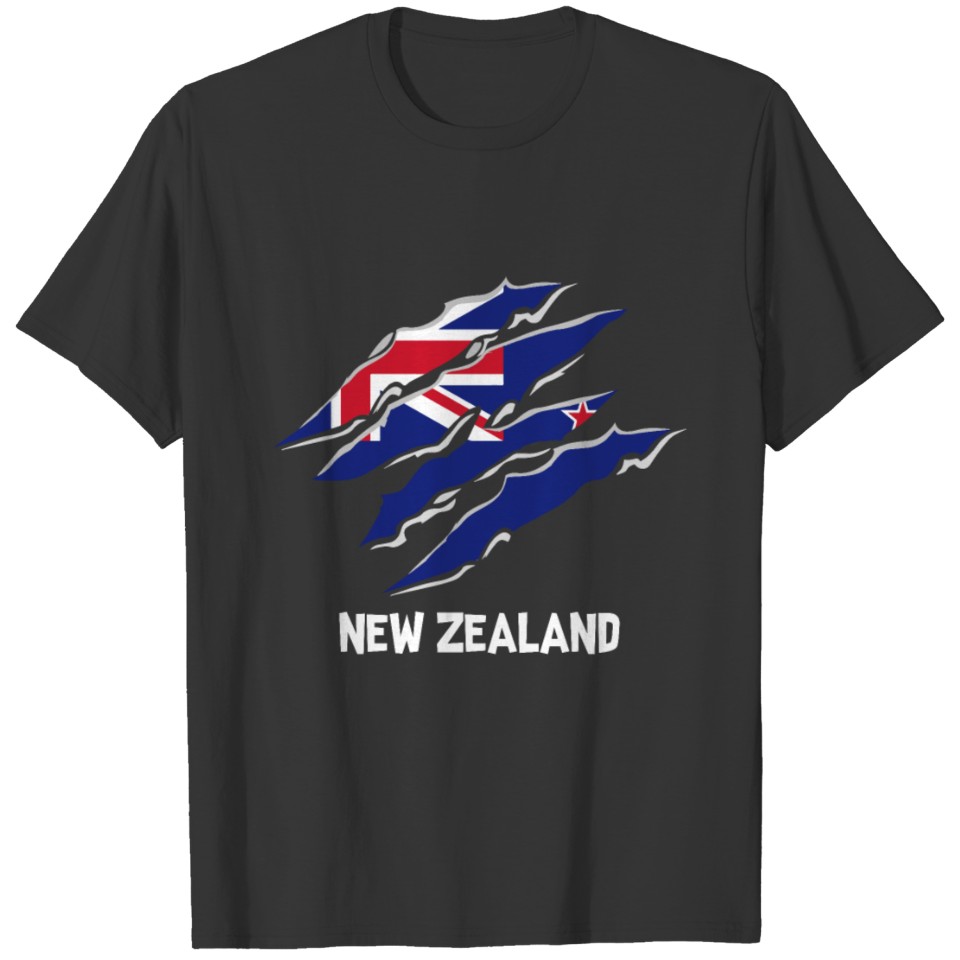 New Zealand Flag New Zealanders Gift Banner T-shirt