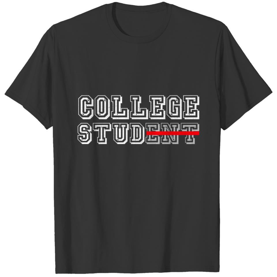 College Stud Student School University Studying T-shirt