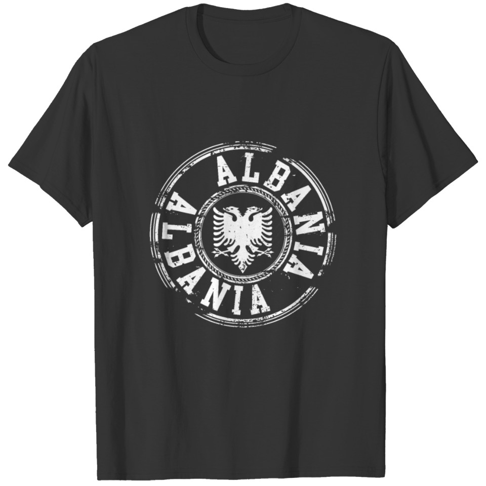Albania Vintage Shqiperi Kosovo Balkan Homeland T-shirt