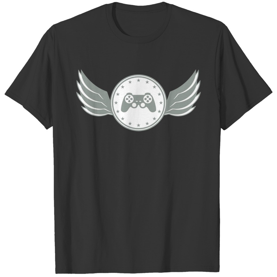 controller play gamer gamble nerd console geek sta T-shirt
