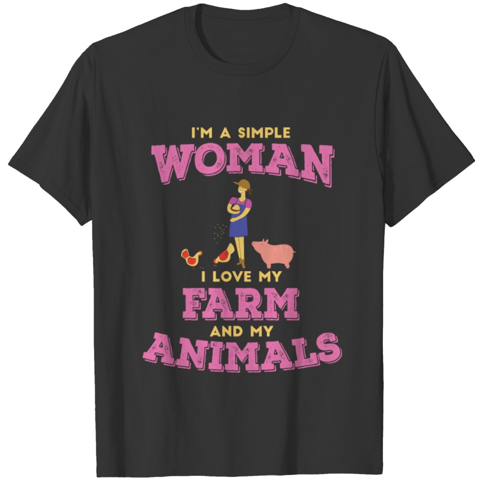 farmer woman shirt - tractor - Woman T-shirt