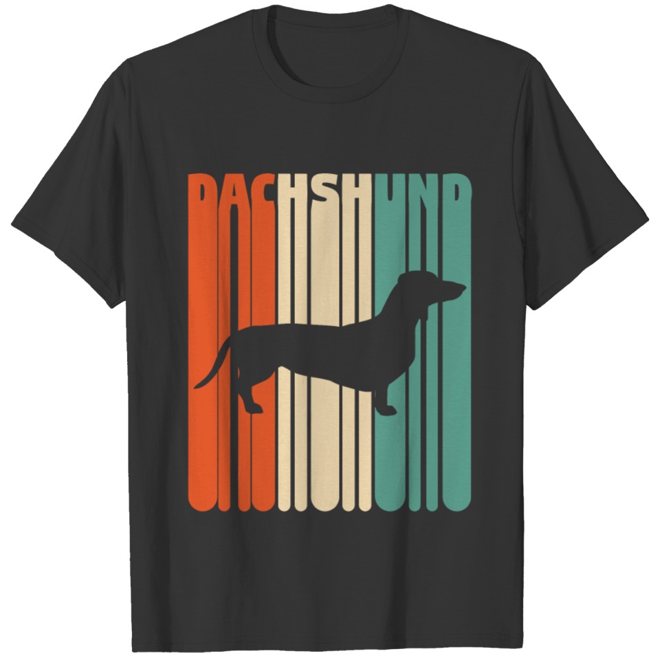 Vintage Dachshund Shirt Funny Dachshund Gift Women T-shirt