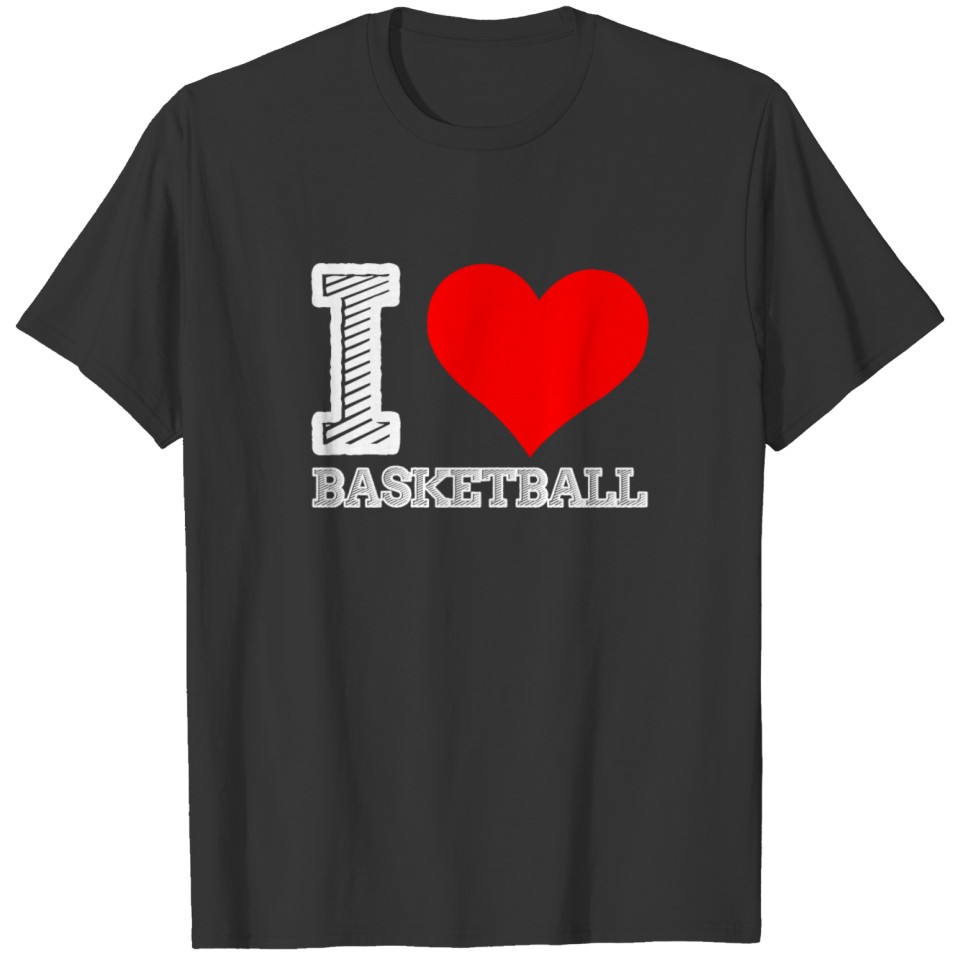 I love Basketball T-shirt