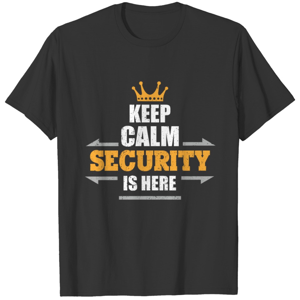 Keep Calm Security - Security Guard T-shirt