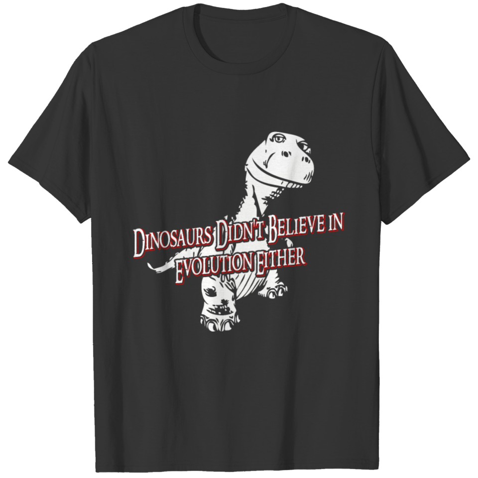 Dinosaur evolution gift T-shirt