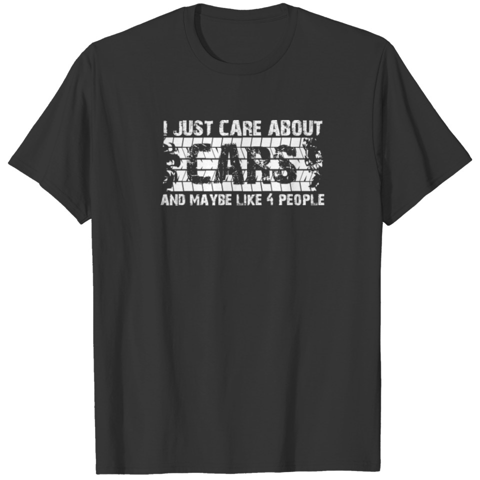 I Just Care About Cars Funny Car Speed Highway T-shirt