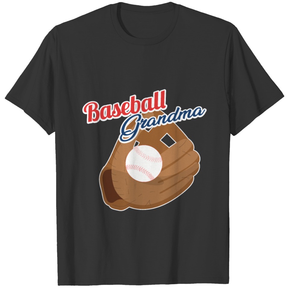 Baseball Grandma Grandmother Baseball T Shirts