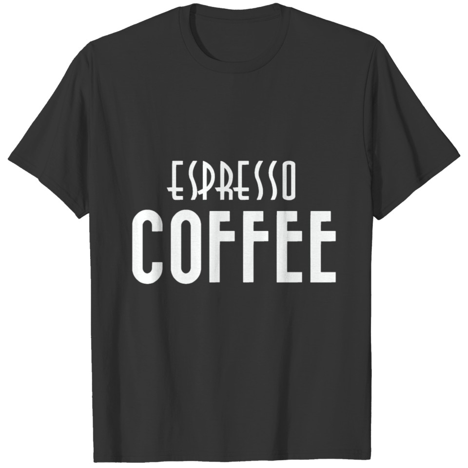 Espresso coffee T-shirt