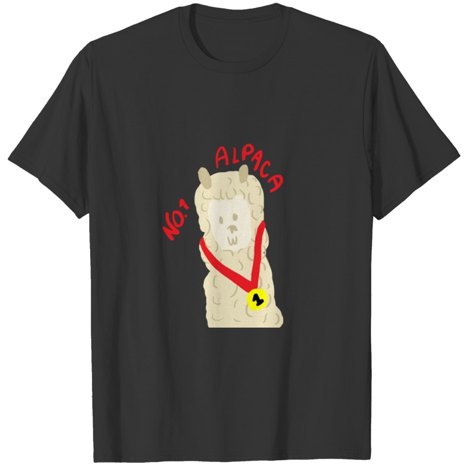 No.1 Alpaca Fan for Men, Women and Kids T-shirt