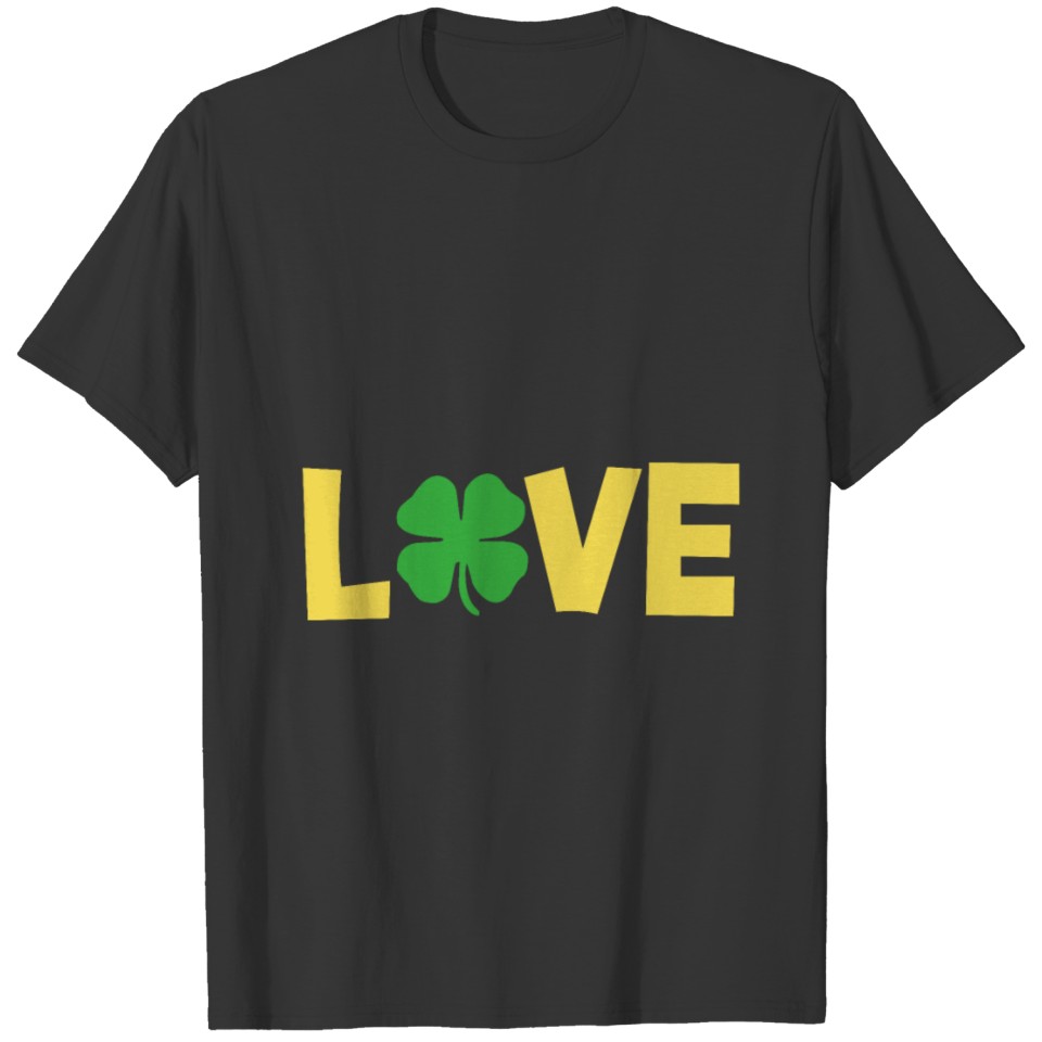 Love St Patrick's Day Ireland Shamrock Leprechaun T-shirt