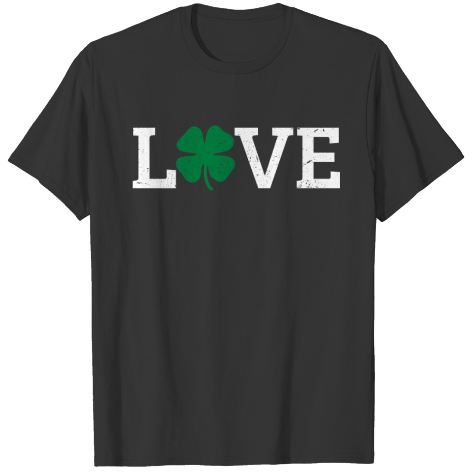 Love St Patrick's Day Ireland Leprechaun Shamrock T-shirt