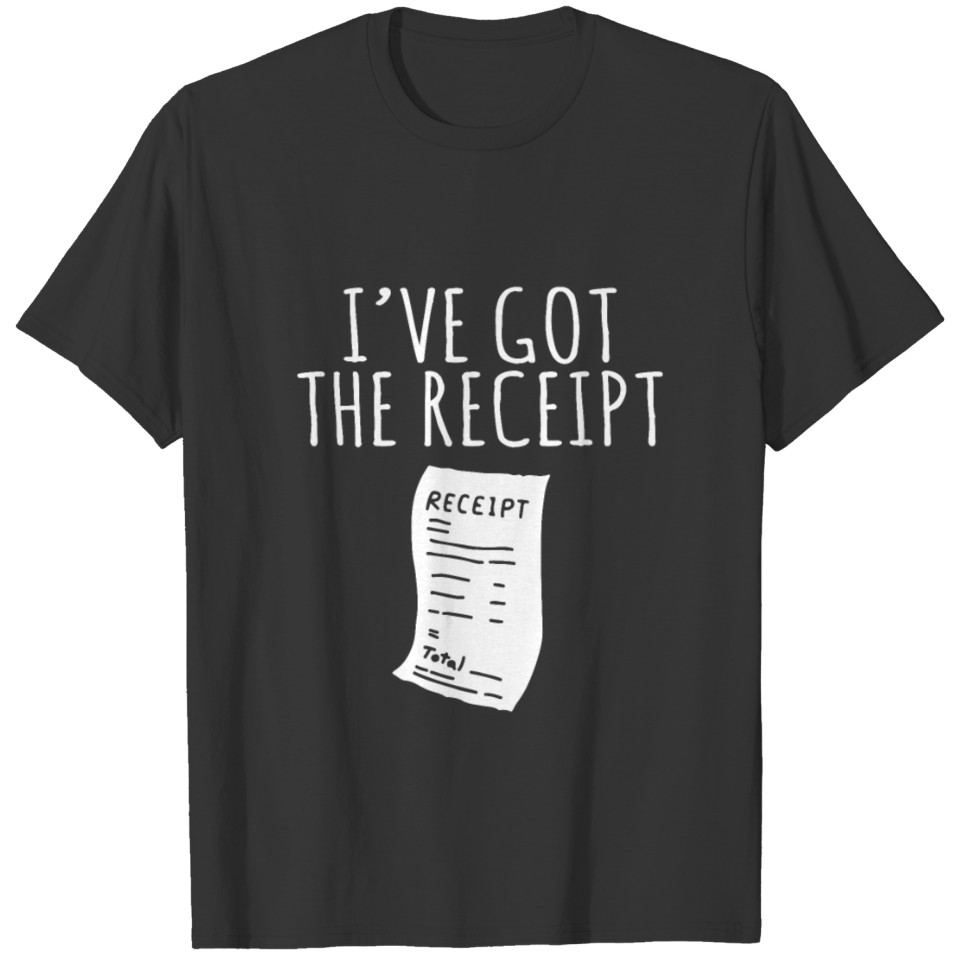 RECEIPT T-shirt