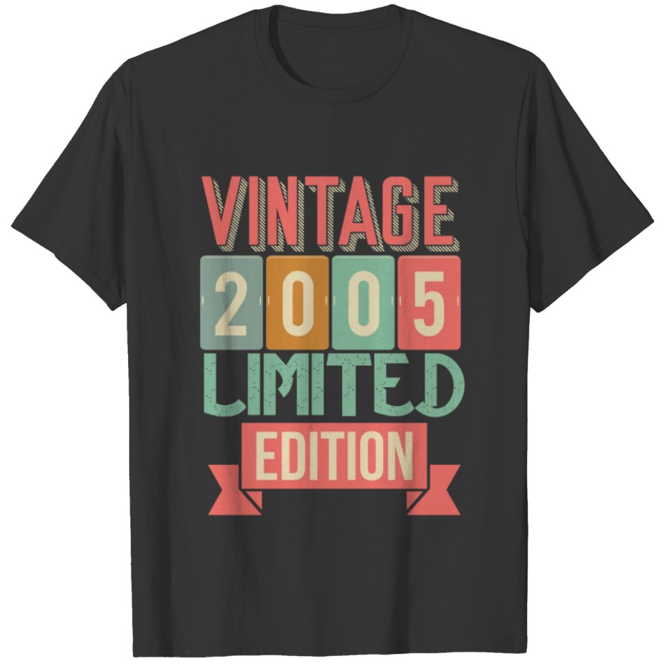Vintage 2005 Limited Edition 13th Birthday Tshirt T-shirt