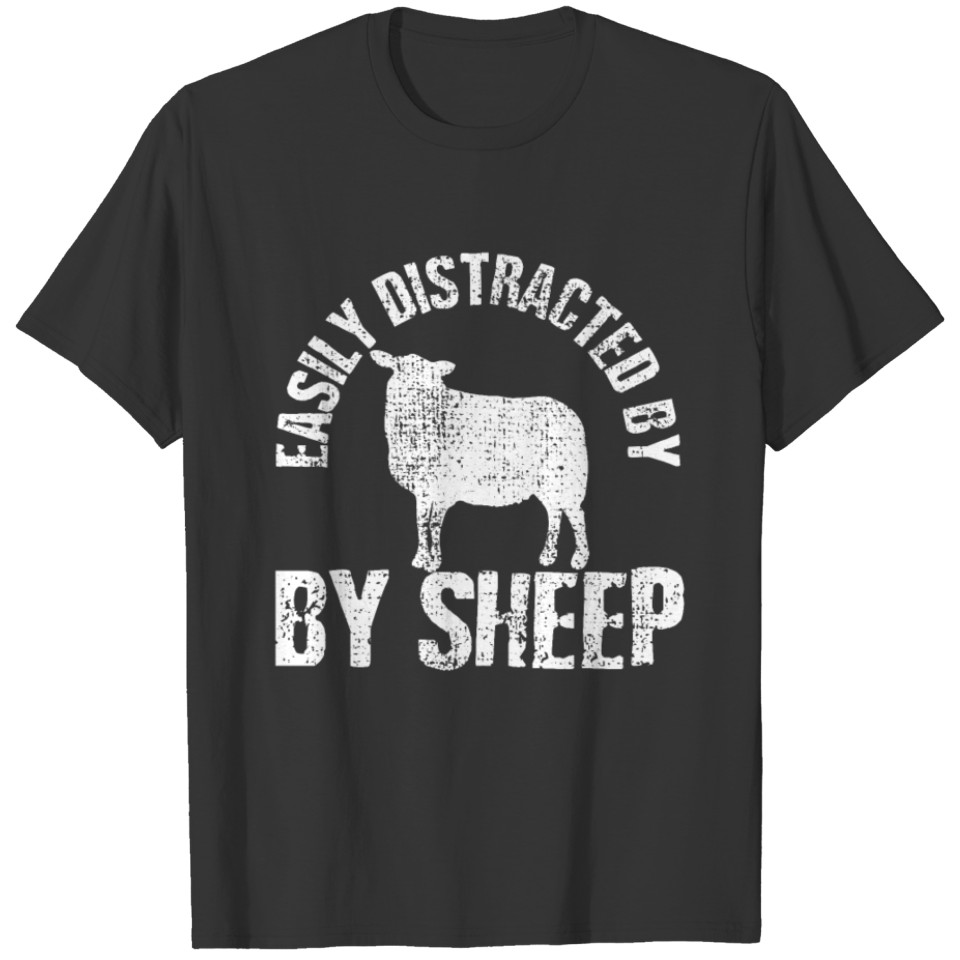 Easily Distracted By Sheep T-shirt