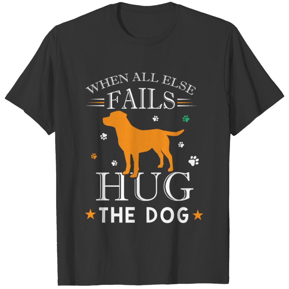 Hug the Dog 01 T-shirt