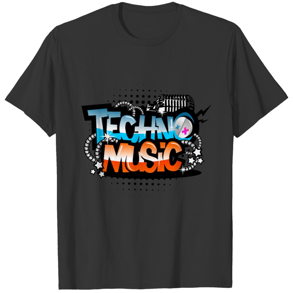 Techno Music T-shirt