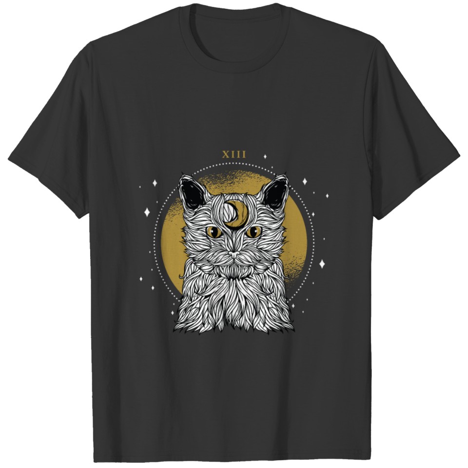 Moon cat universe tomcat kitten T-shirt