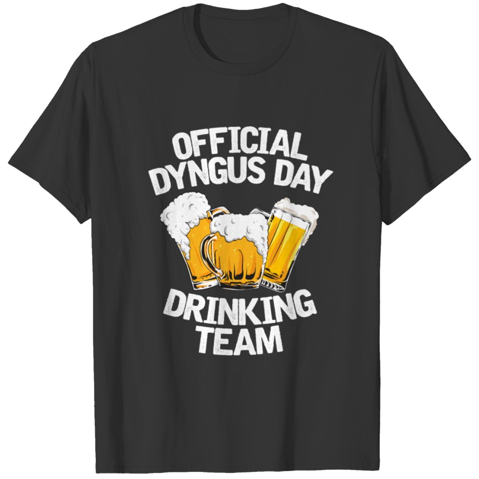 Official Dyngus Day Drinking Team T-shirt