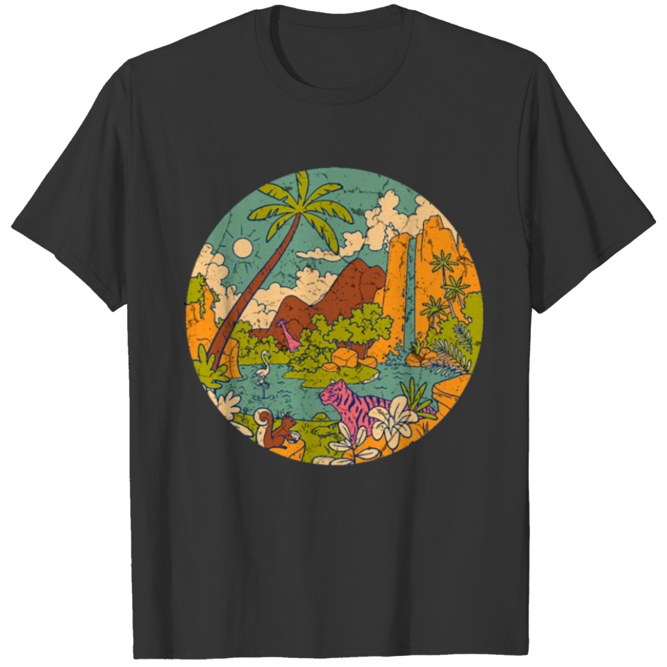 Rainforest Save Earth Day Nature Vintage Gift T Shirts