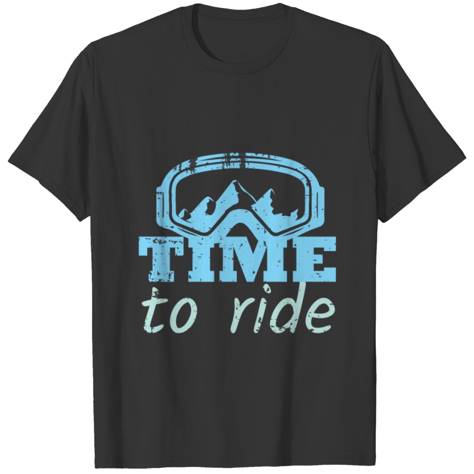 Time to Snowboarding T-shirt