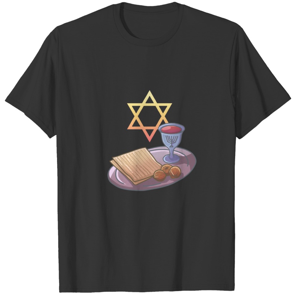 happy psha passover kosher judaism gift matzoh T-shirt